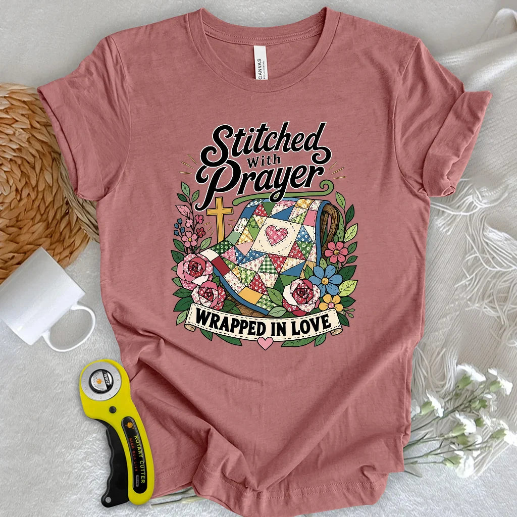 Wrapped In Love Quilt T-Shirt