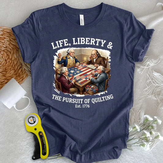 United We Quilt 1776 T-shirt