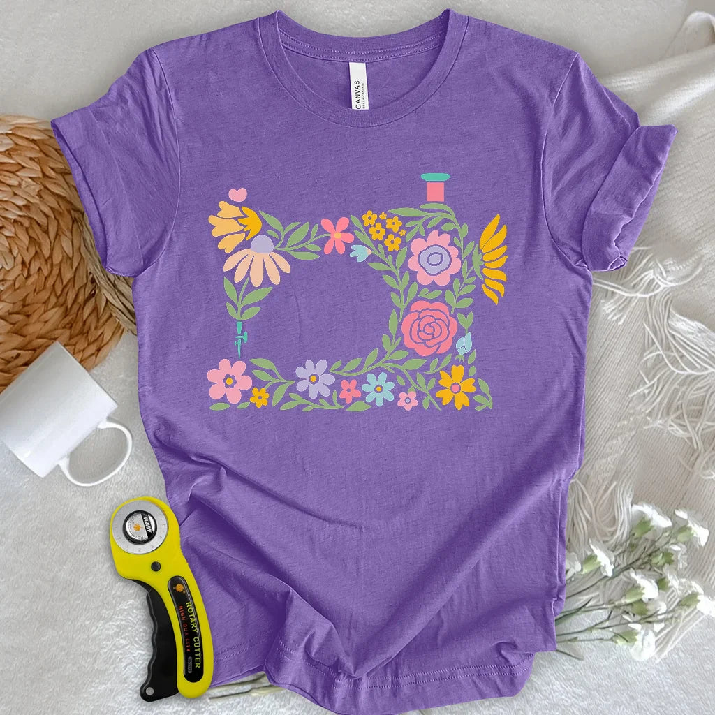 Abtract Flower Machine T-shirt