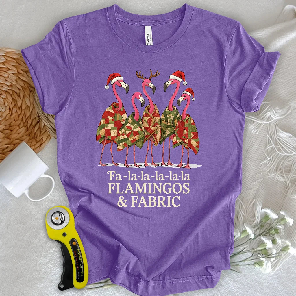 Fa-la-la-la-la Flamingo T-shirt