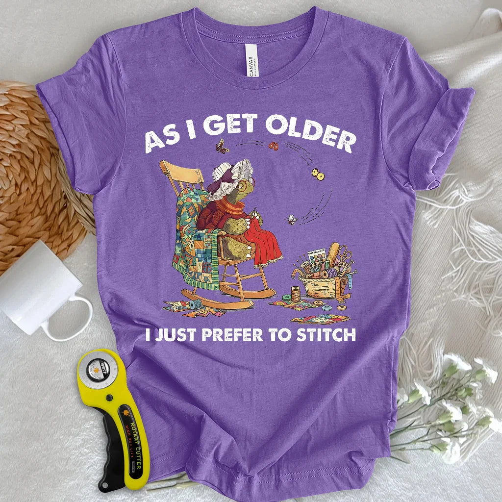 Just prefer to stitch T-shirt