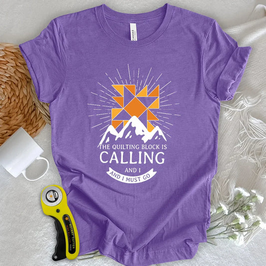 Quilt Block Calling T-shirt