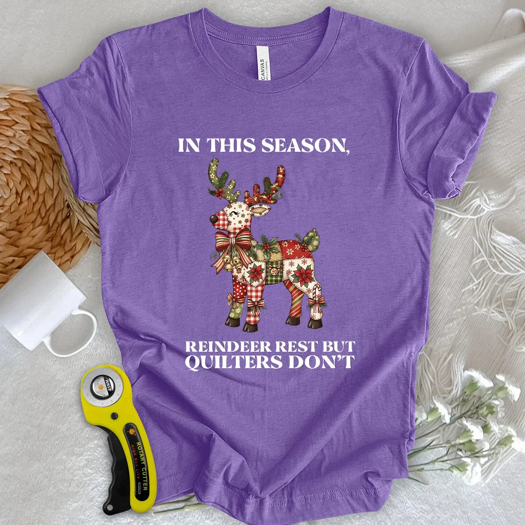 Quilted Reindeer T-shirt