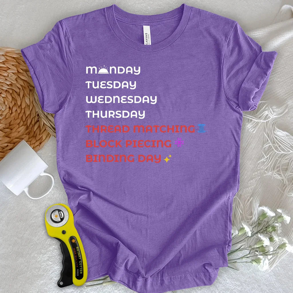Quilter’s Weekend Countdown T-Shirt