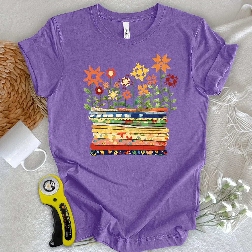 Where Quilts Bloom T-Shirt