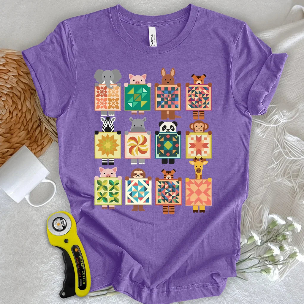 Woodland Patchwork Crew T-Shirt