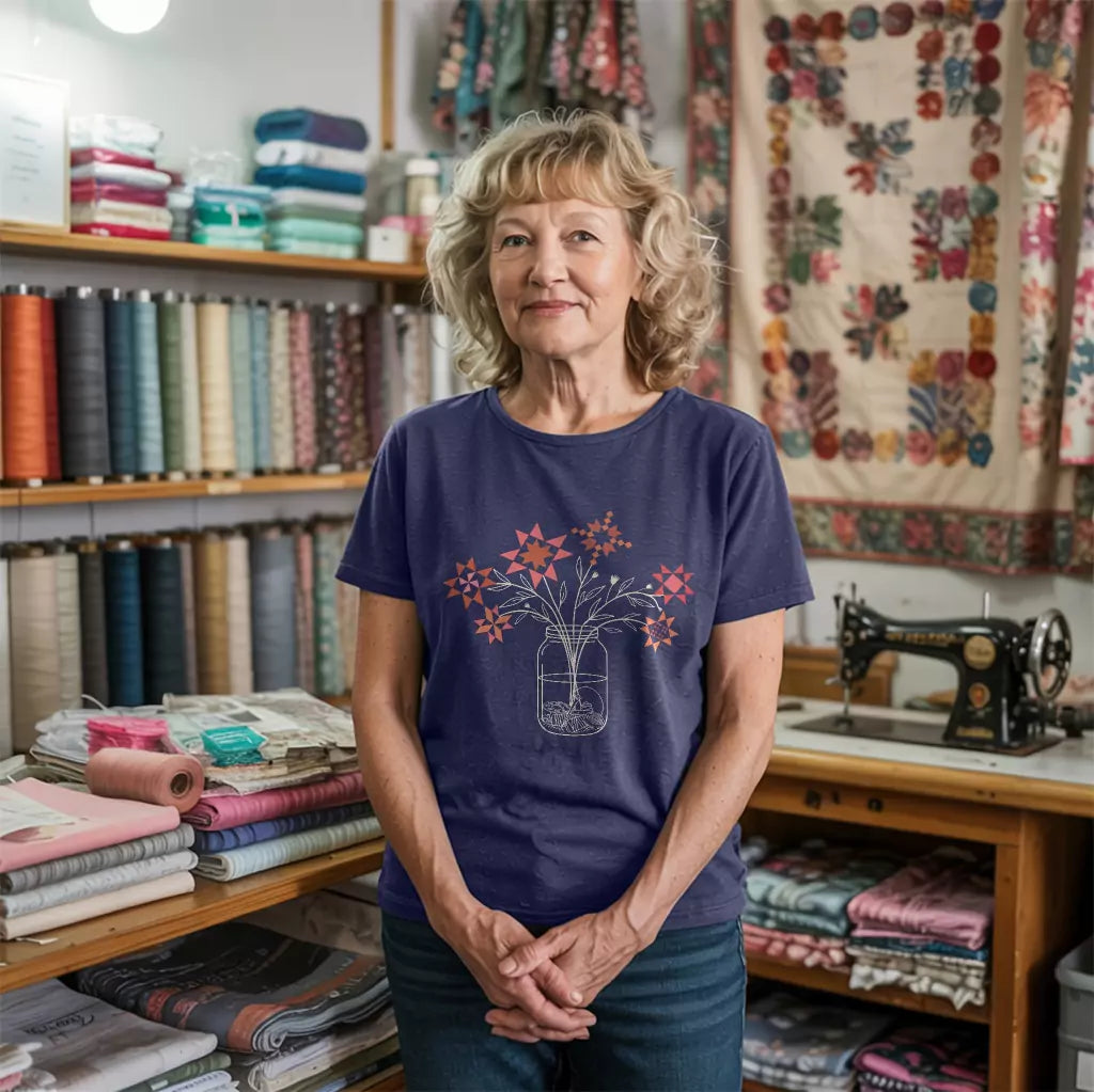 Patchwork Posy Jar T-shirt