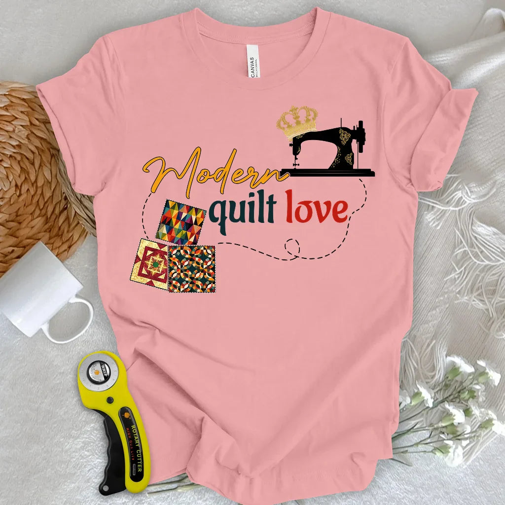 Modern Quilt Love T-shirt