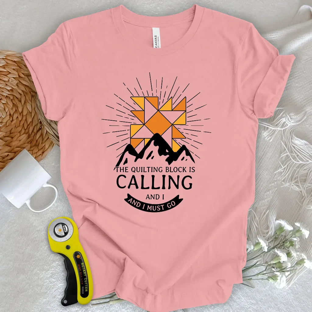 Quilt Block Calling T-shirt