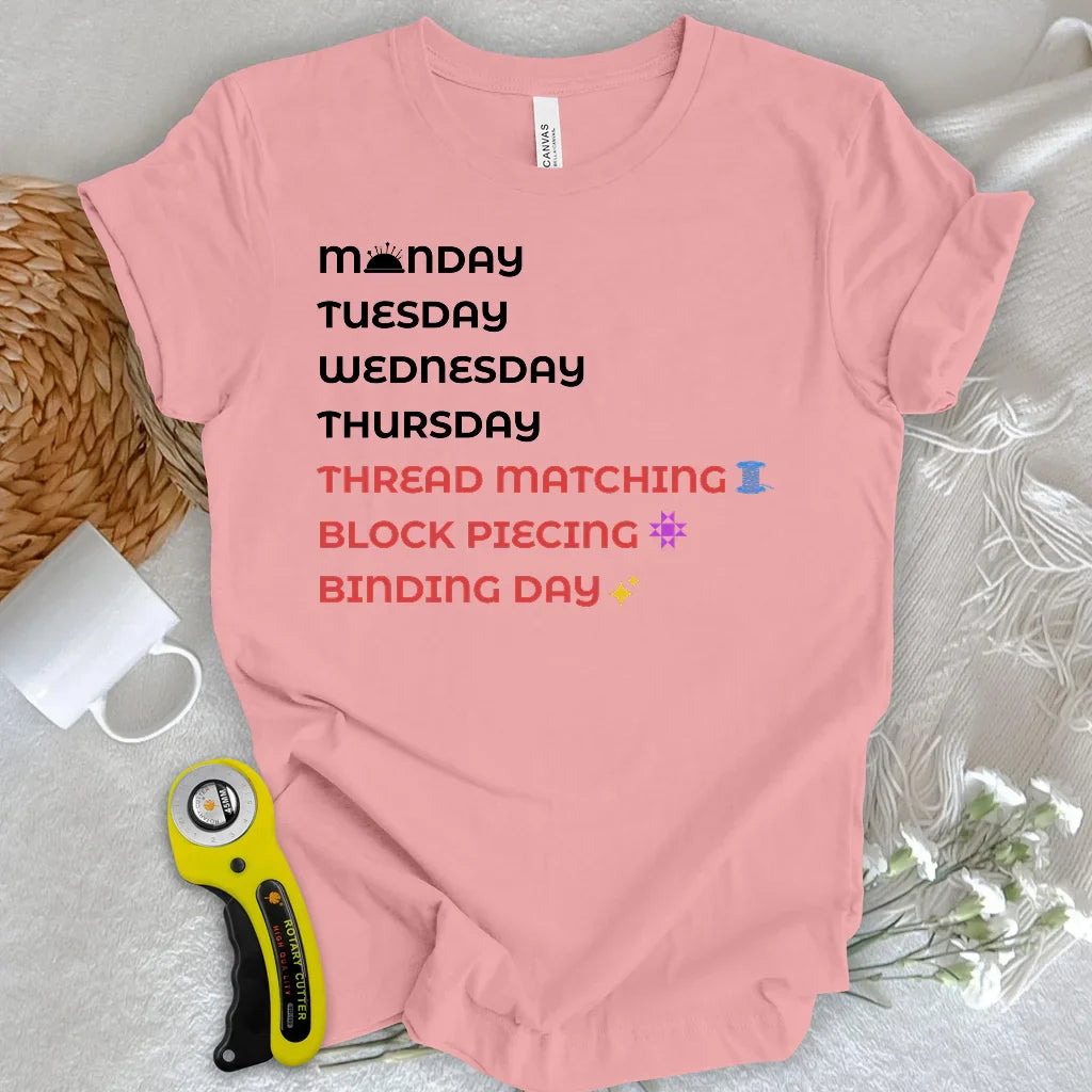 Quilter’s Weekend Countdown T-Shirt