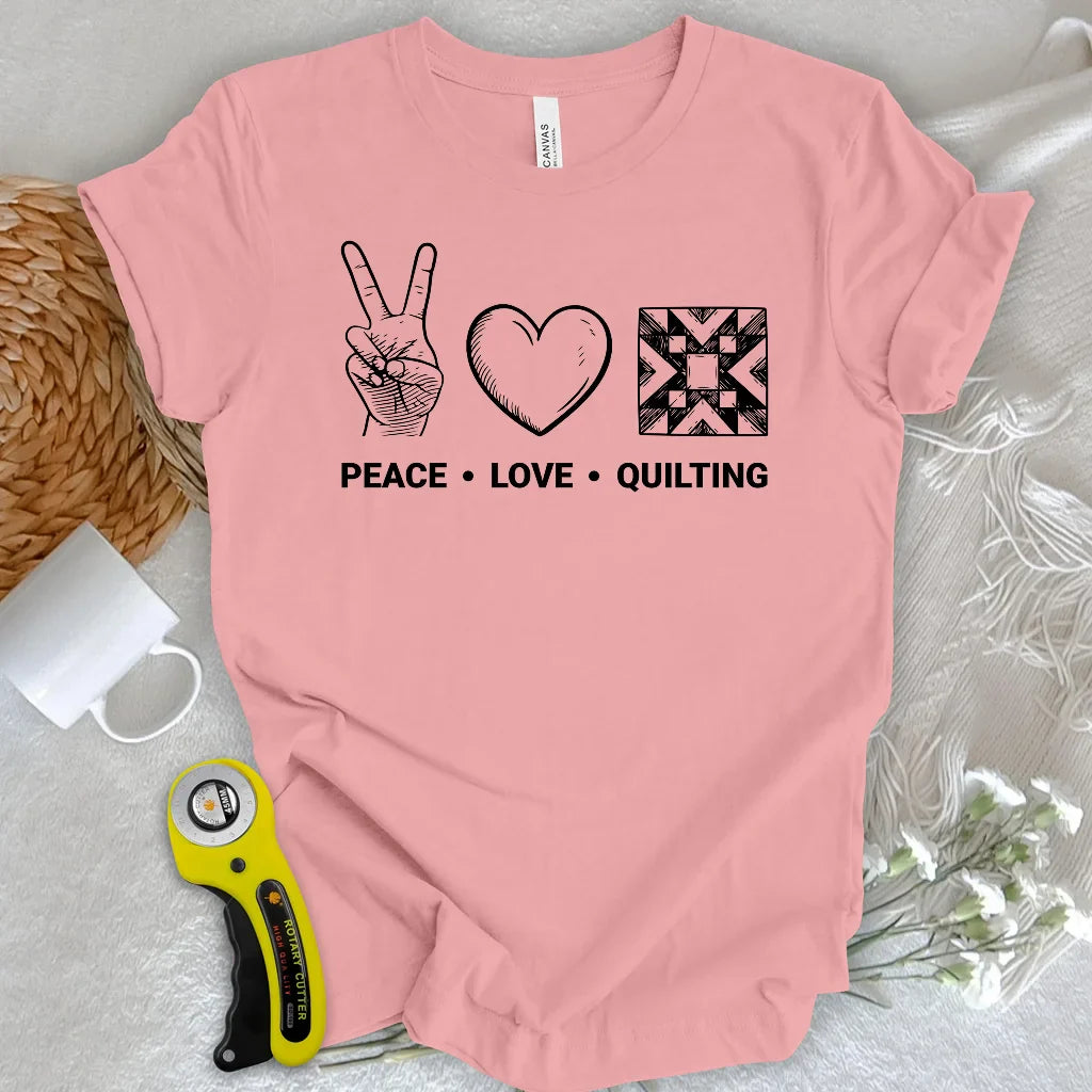 Quilters love piece T-shirt