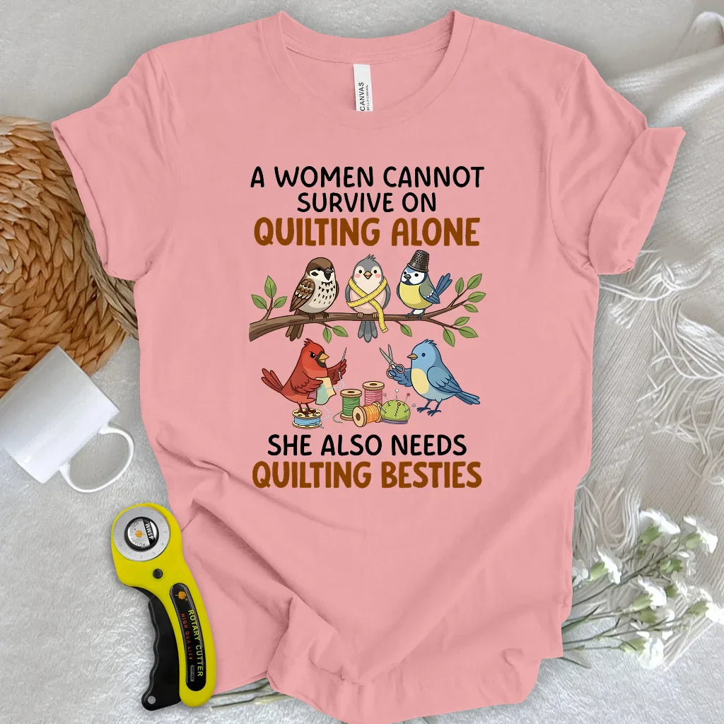 Quilting Besties Club T-shirt