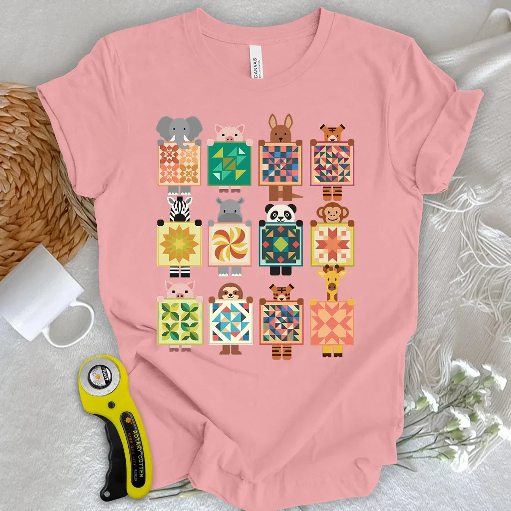 Woodland Patchwork Crew T-Shirt