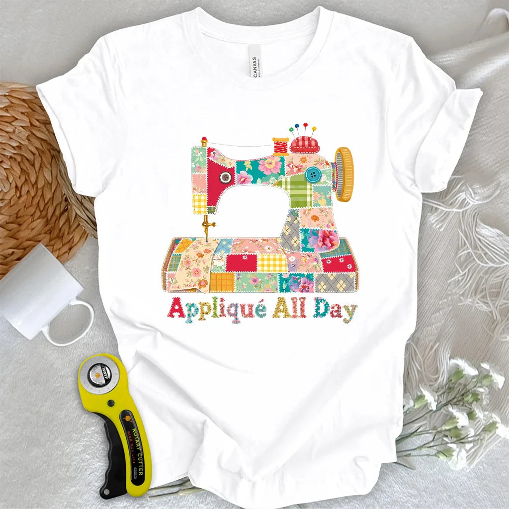 Appliqué All Day T-shirt