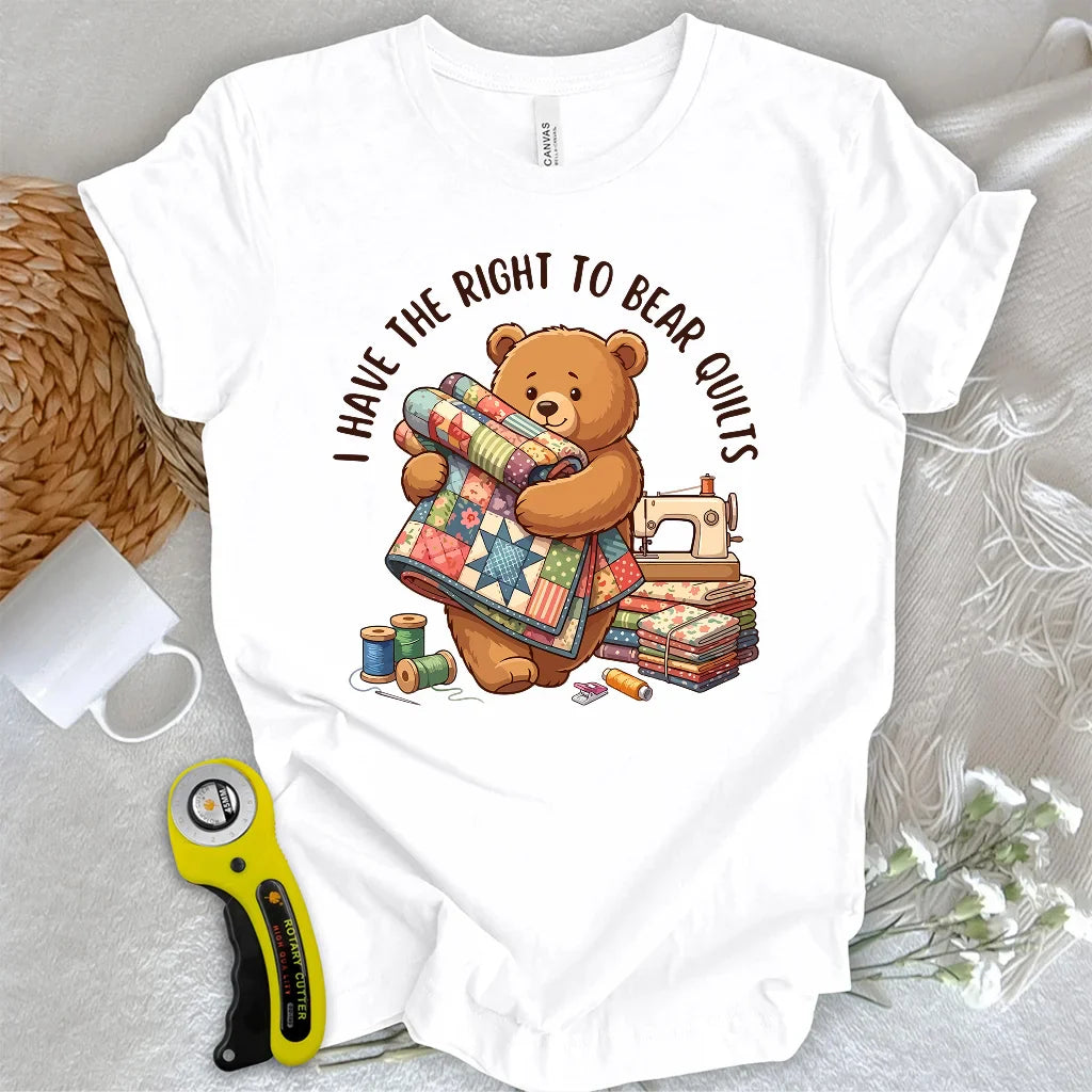Bearly Quilting T-shirt