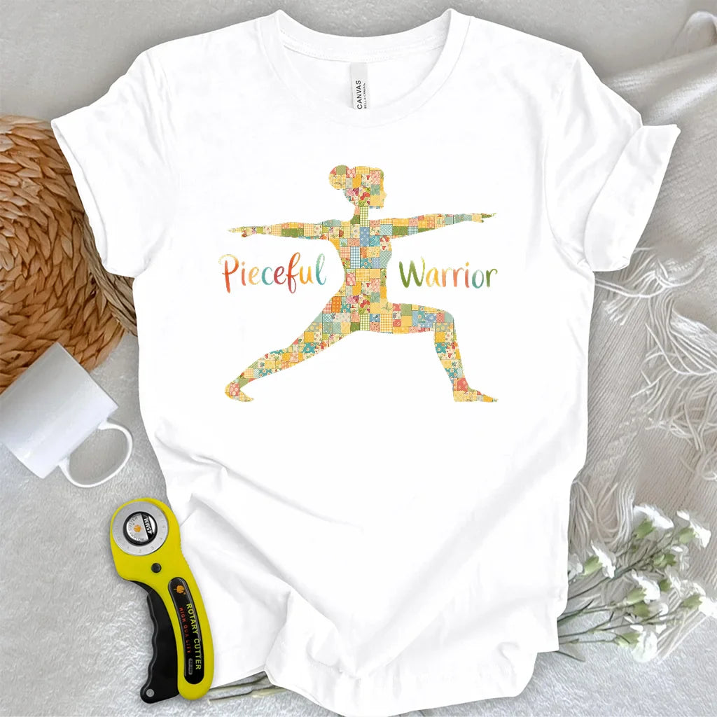 Patchwork Yoga Quilter T-shirt