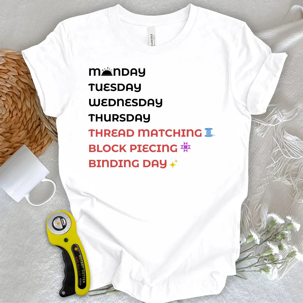 Quilter’s Weekend Countdown T-Shirt