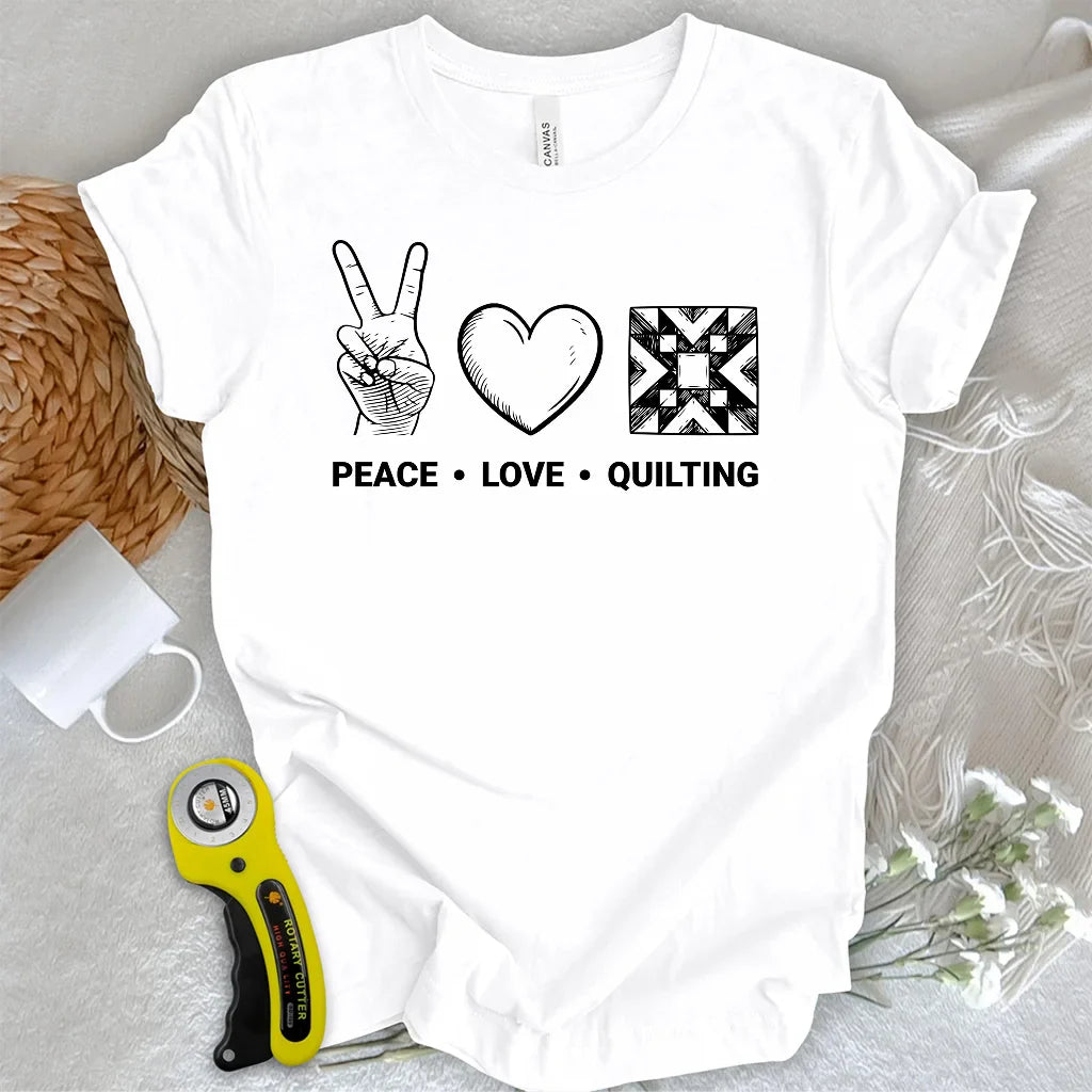 Quilters love piece T-shirt