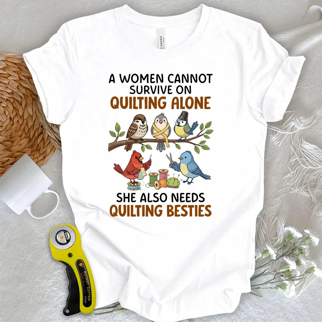 Quilting Besties Club T-shirt