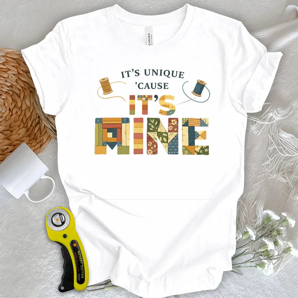 Uniquely Mine Quilt T-Shirt